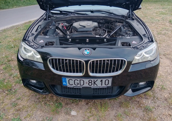 BMW Seria 5 cena 96000 przebieg: 142000, rok produkcji 2015 z Bobolice małe 79